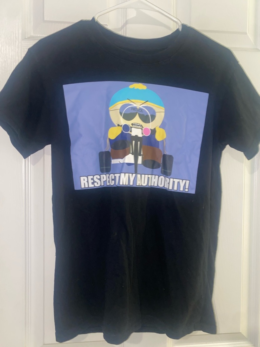 Black Short-Sleeve Graphic Tee - Respect My Authority!